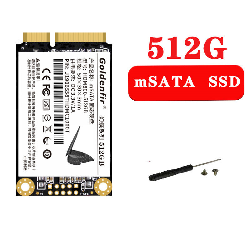 Disque SSD Mini SATA universel de 512 Go