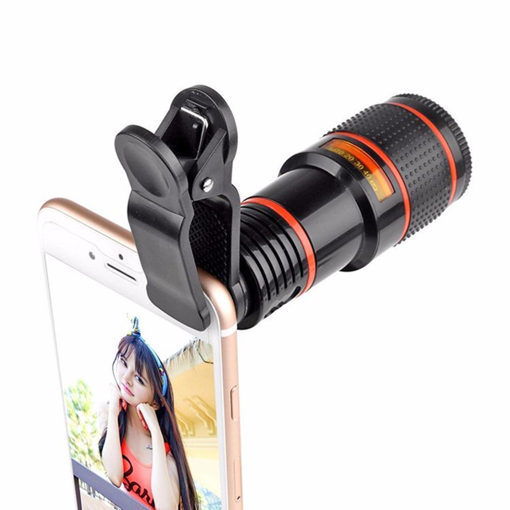 HD 8X Clip-On Optical Zoom Lens