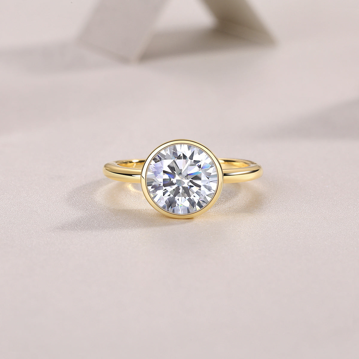 Time Bubble Large Moissanite Ring