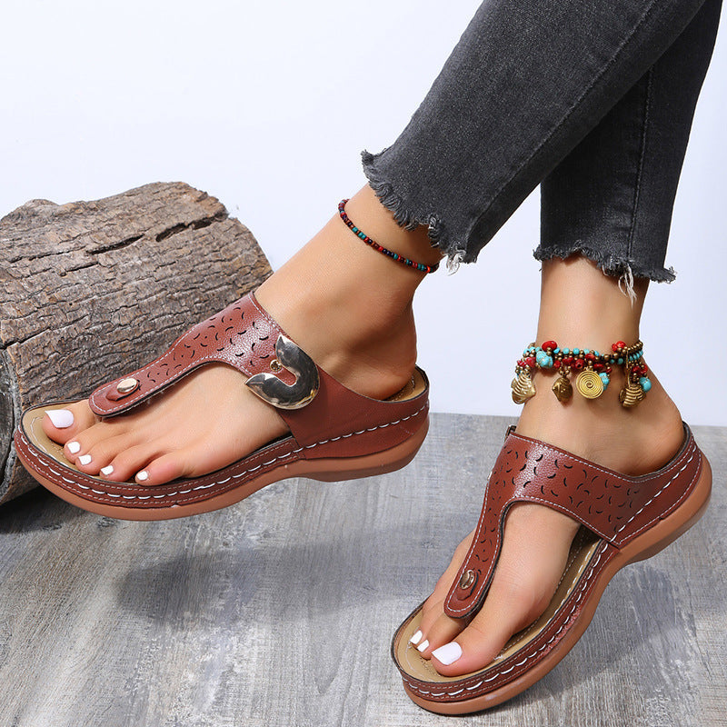 Roman Style Hollow Out Sandals