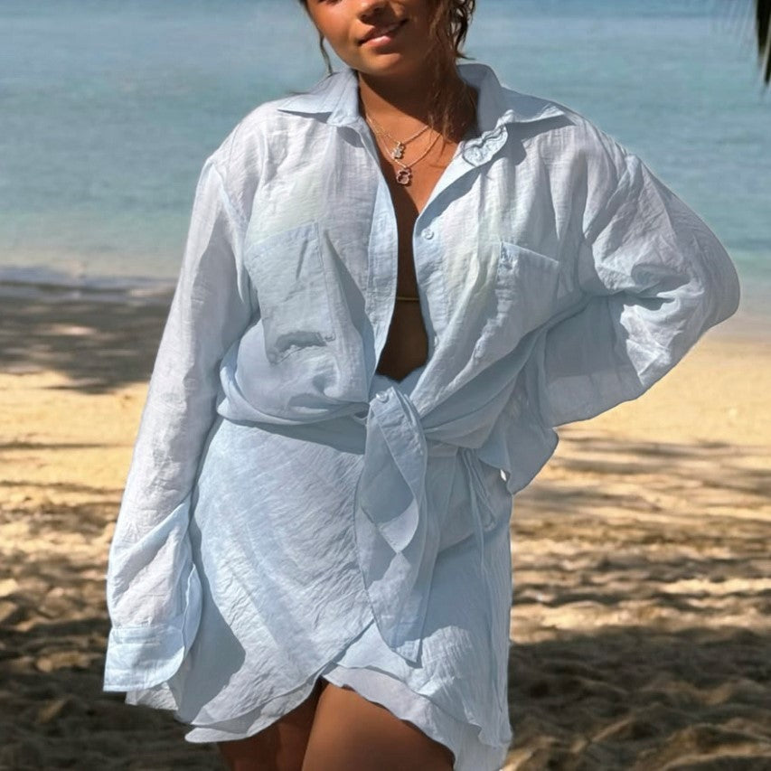 Urlaubs-Strand-Cover-Shirt-Set