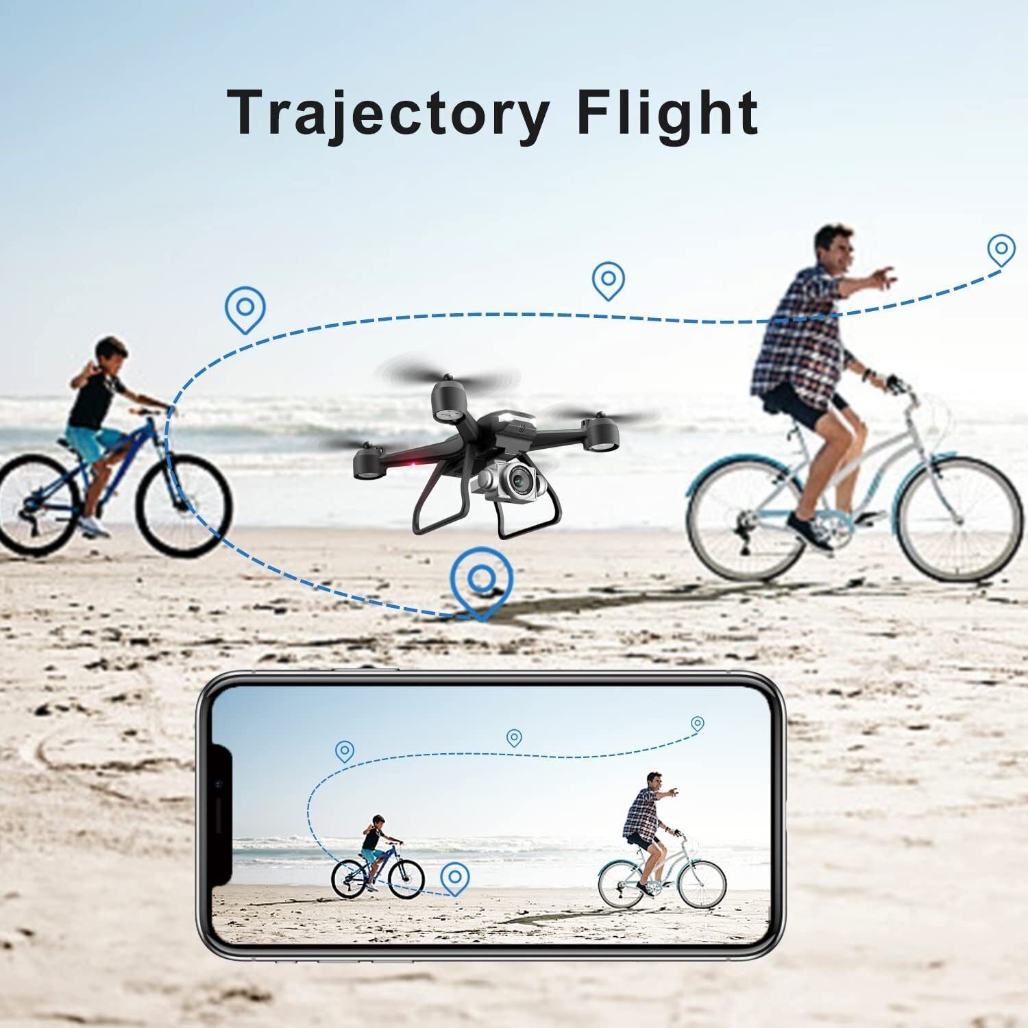 V14 Pro Drone 6K HD Dual Camera Wi-Fi FPV