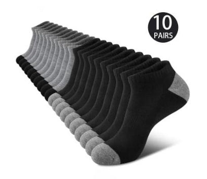 Chaussettes basses en coton pour hommes