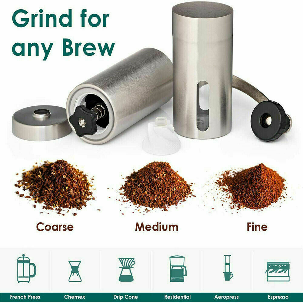 Portable Manual Coffee Grinder Stainless