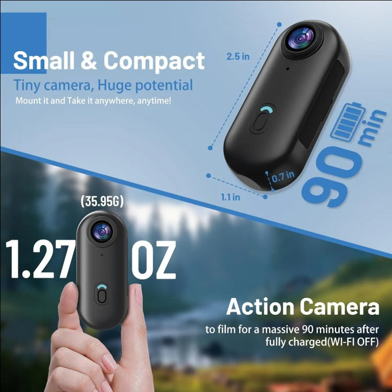 128GB FHD 1080P Mini Body POV Camera