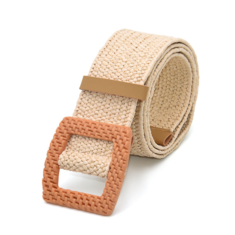 Cotton Linen Wide Girdle Waist Belt