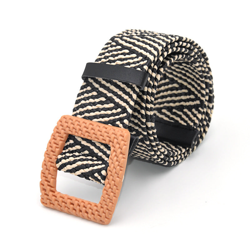 Cotton Linen Wide Girdle Waist Belt