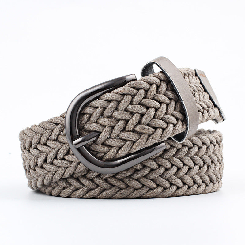 Cotton Linen Wide Girdle Waist Belt