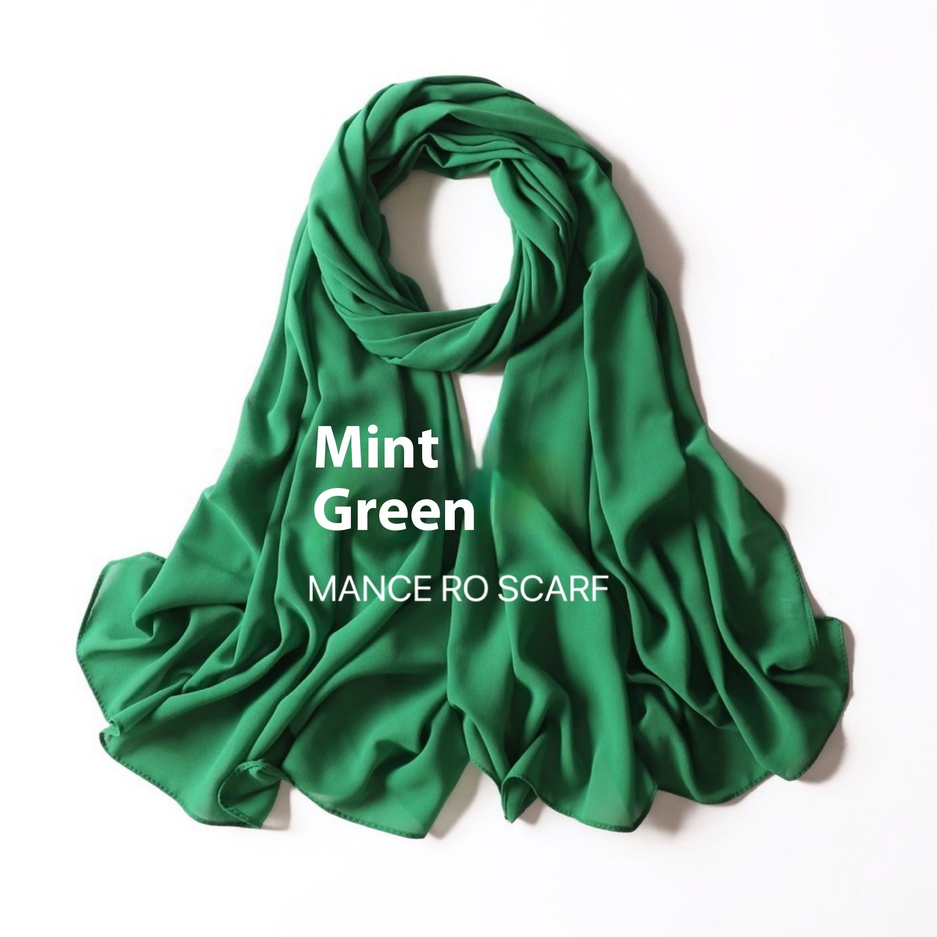 Pearl Chiffon Headscarf Veil Wrap