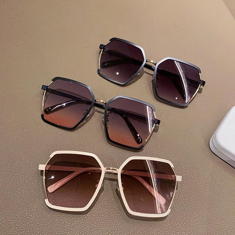 Ins Vintage Half-Frame Sunglasses