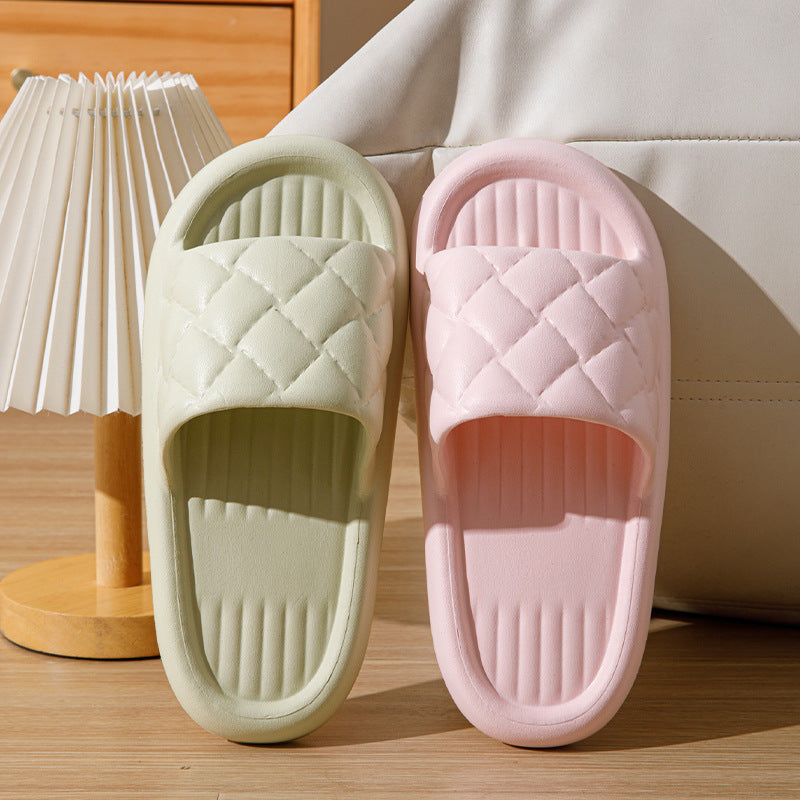 Rhombus Non-Slip Lightweight Slippers