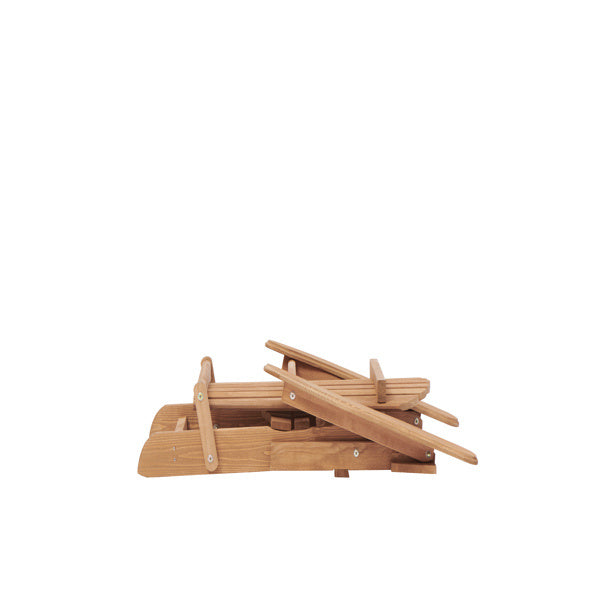 Wooden Folding Outdoor Beach Chair Set