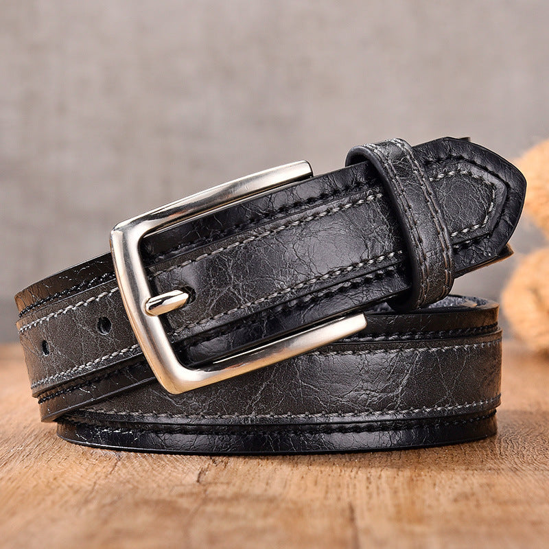 Color Match Casual Belt for Men