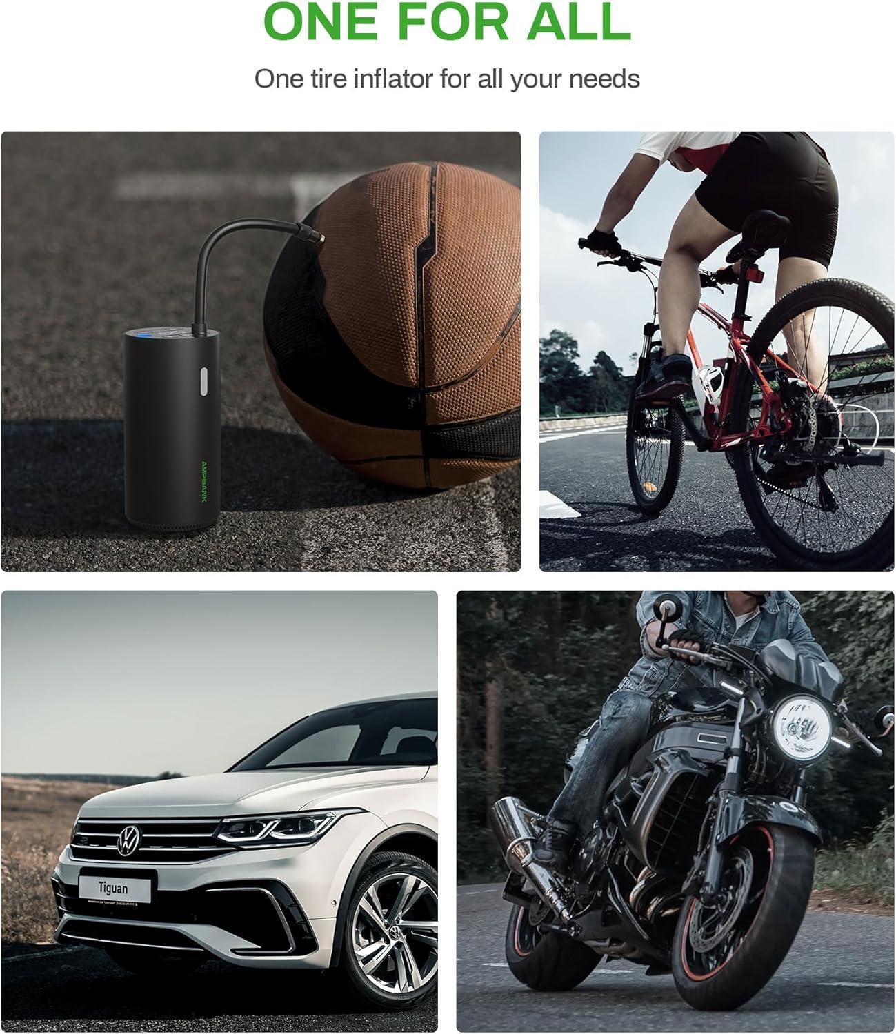 AMPBANK AT004 Intelligente Reifenluftpumpe