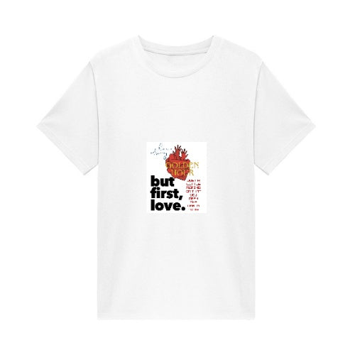 T-Shirt mit klassischem Love-Print – weicher Stoff, starke Botschaft