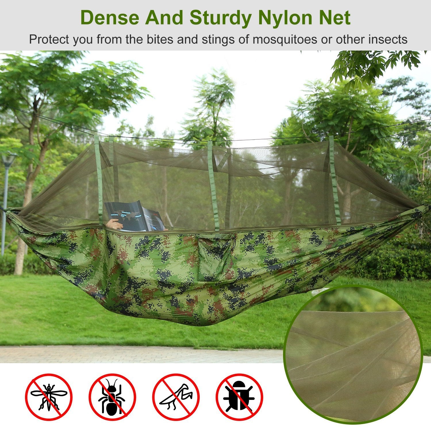 Camping Hammock with Net