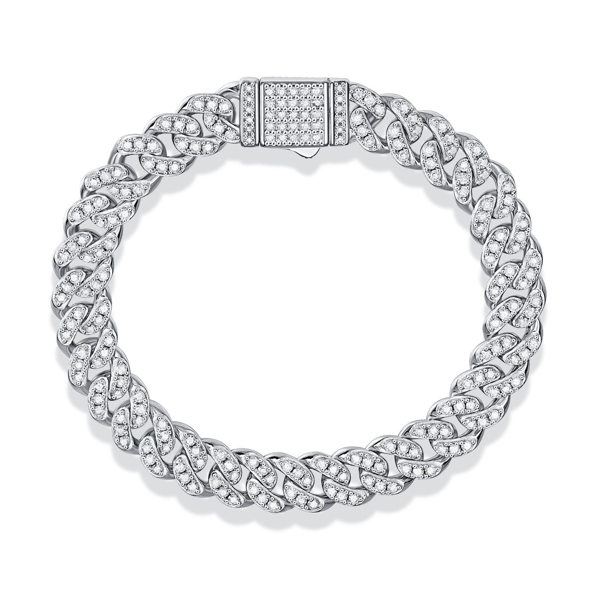 Licht des Glaubens Diamant-Silberarmband