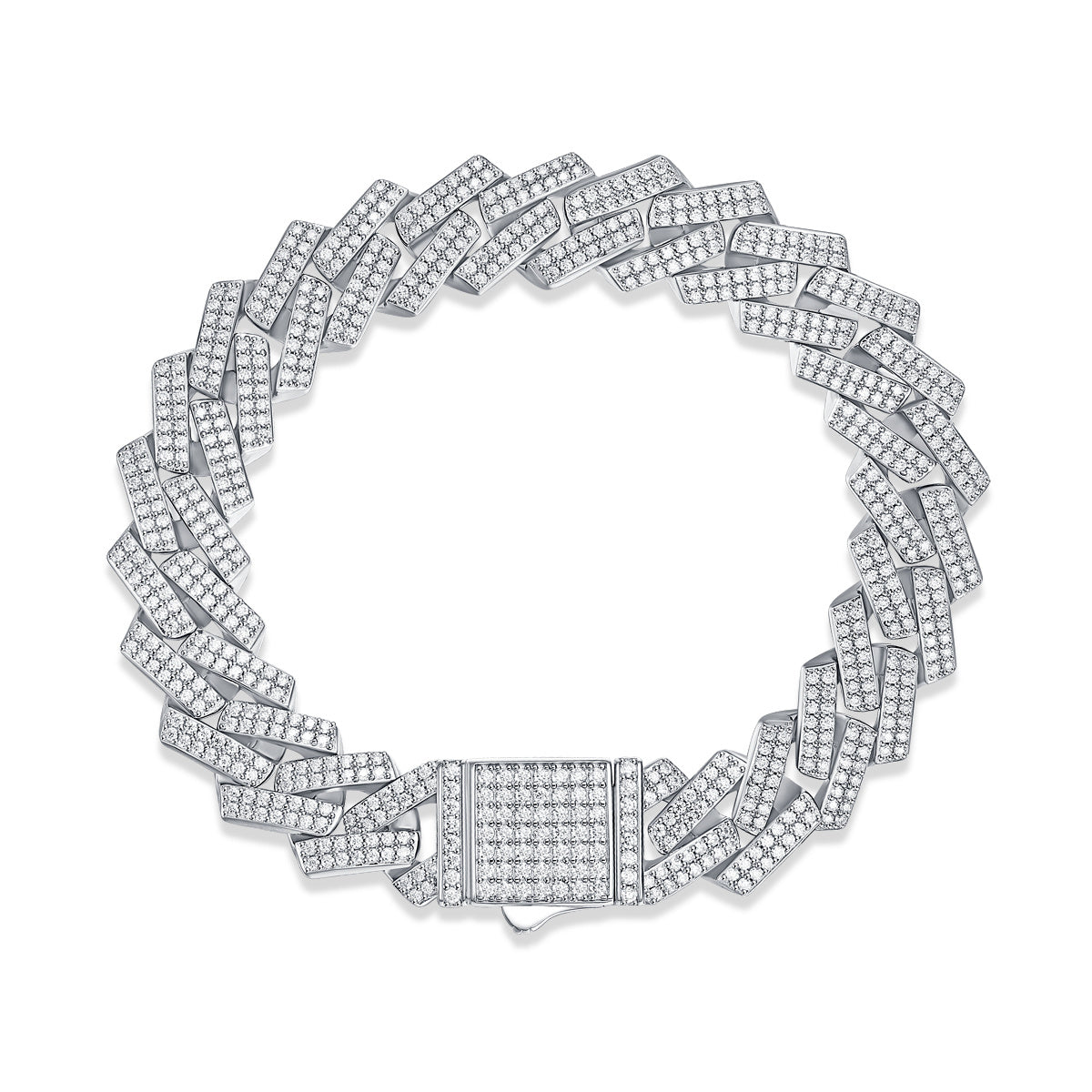 Keel Mossan Diamant-Silberarmband-Set