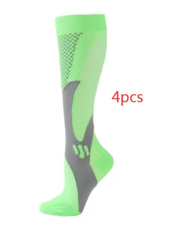 Chaussettes de compression élastiques pour le sport