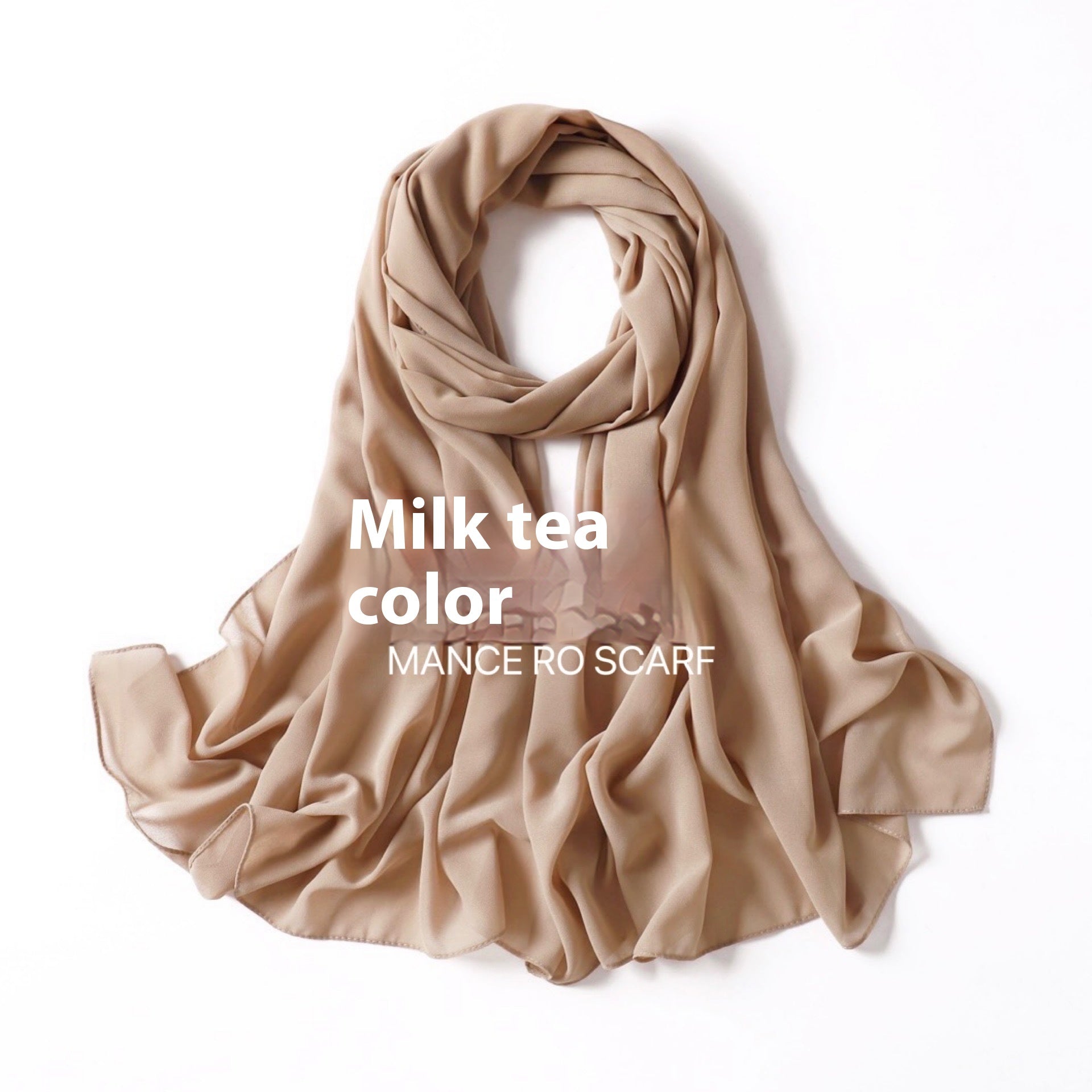 Pearl Chiffon Headscarf Veil Wrap