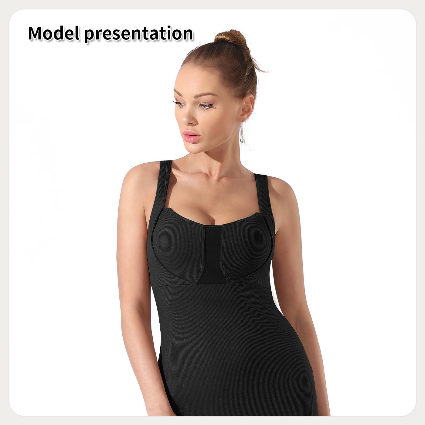 Robe classique en polyester pour femme