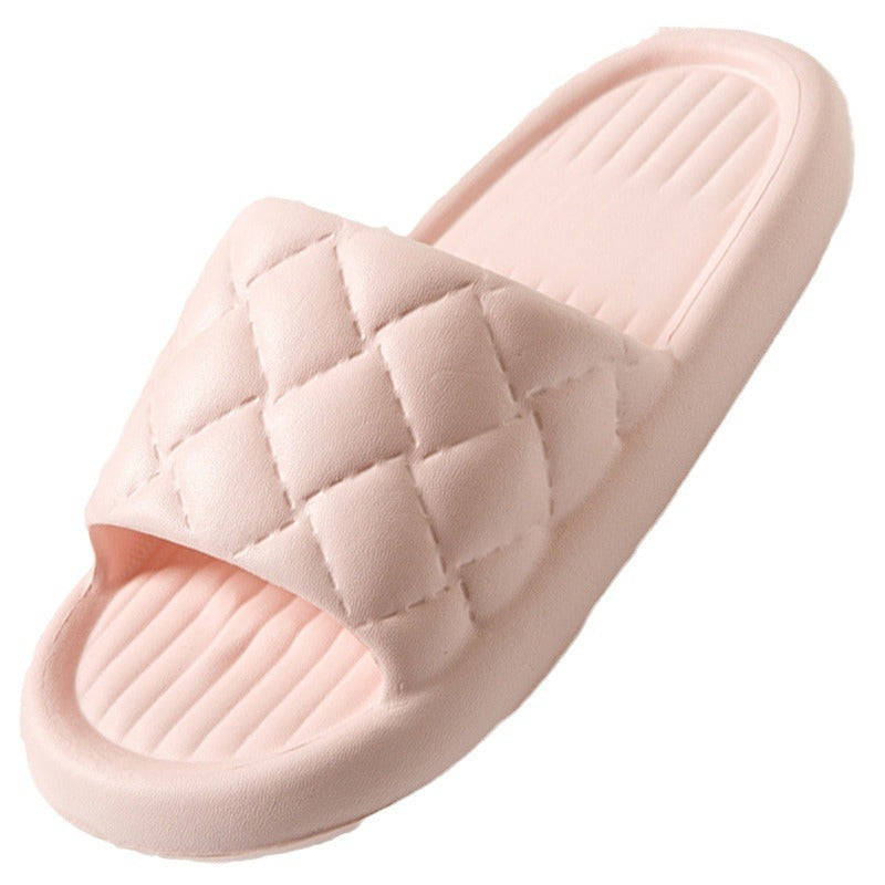 Rhombus Non-Slip Lightweight Slippers