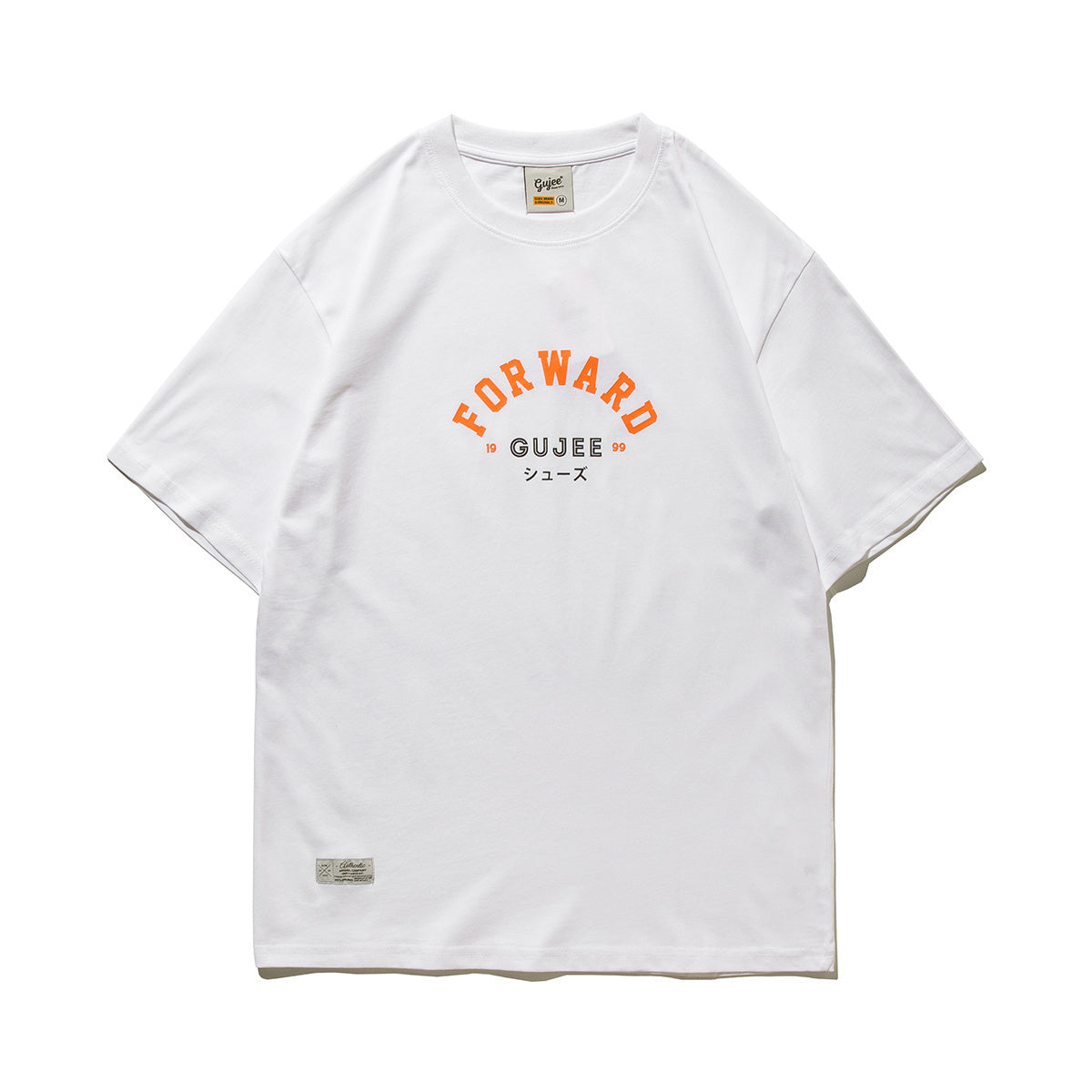 Sommerliches japanisches Herren-T-Shirt mit Rundhalsausschnitt