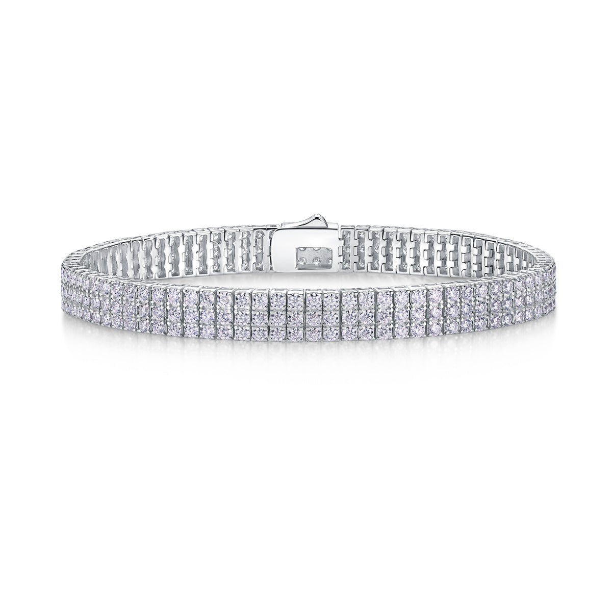 Chain Guanghua Moissanite Silver Bracelet