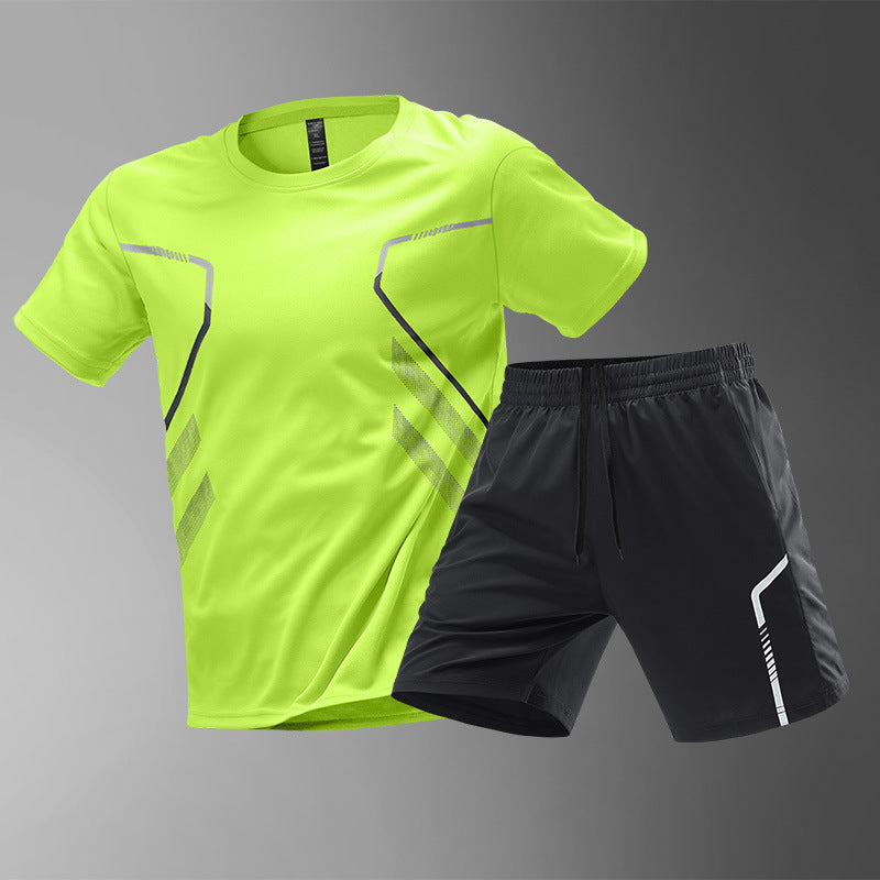 Schnelltrocknendes Colorblock-T-Shirt für Herren
