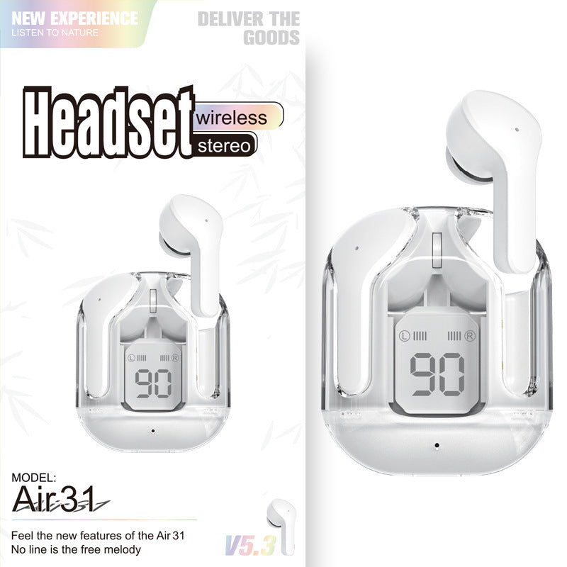 Mini Transparentes Bluetooth-Headset ENC