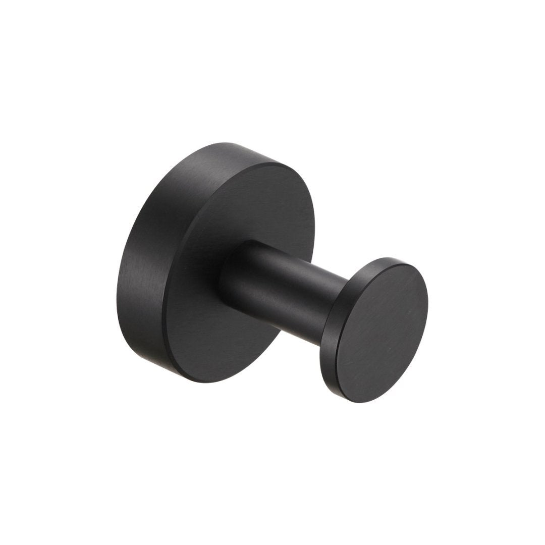 Matte Black Wall Hooks – 4 Pack Set