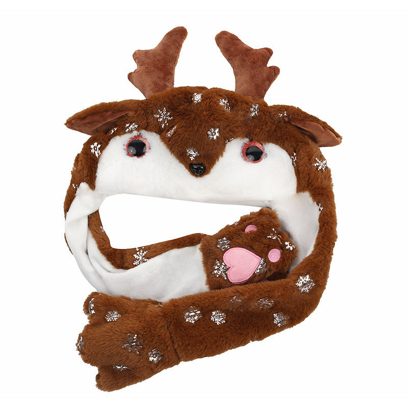 Movable Christmas Santa Hat Cute