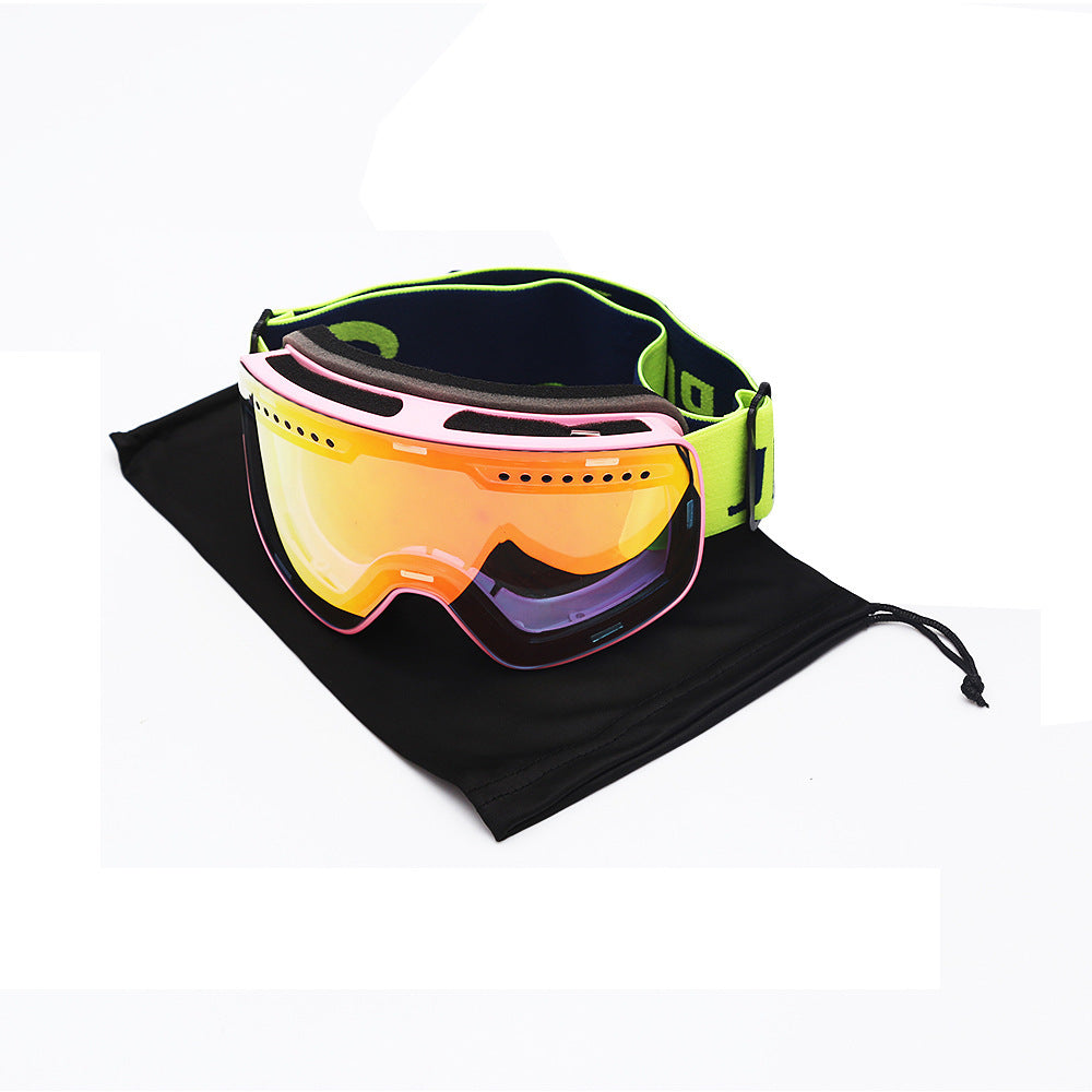 Lunettes de ski antibuée à double lentille