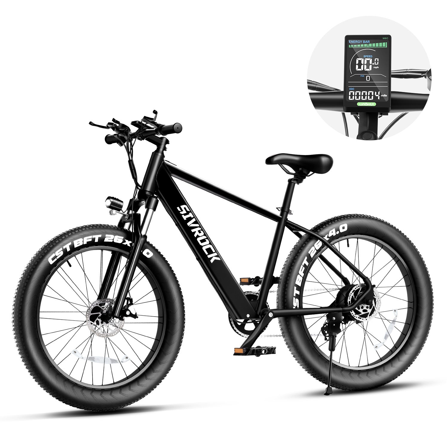 E-Mountainbike 1000W 26x4.0 Reifen 