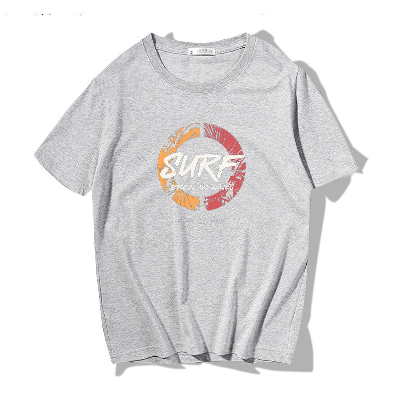 Lockeres Sommer-T-Shirt aus Baumwolle für Herren