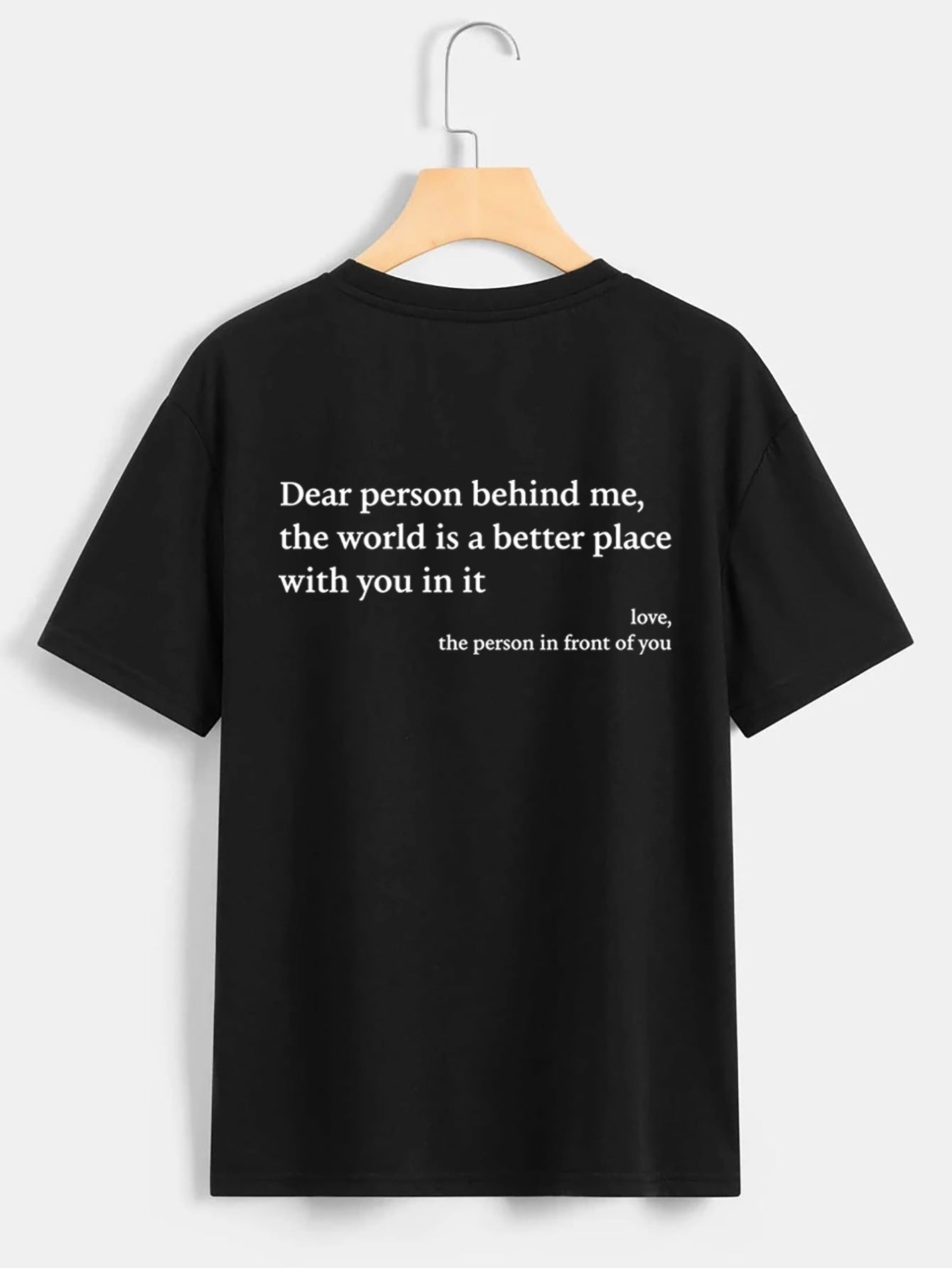 Women’s Letter Print Slogan Tee