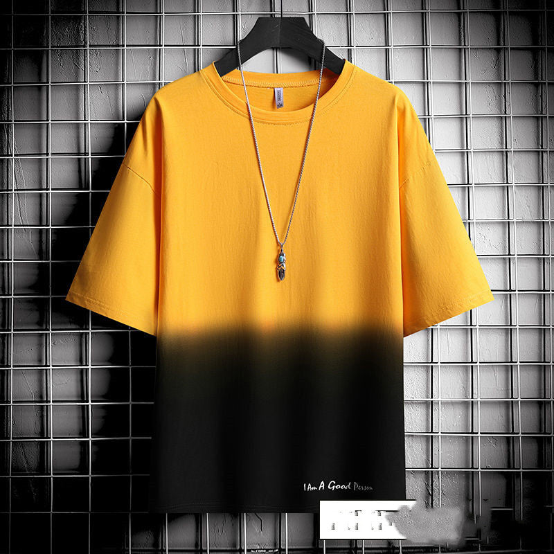 T-shirt ample style Hong Kong pour homme