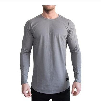 Langärmliges Fitness-Trainings-T-Shirt für Herren