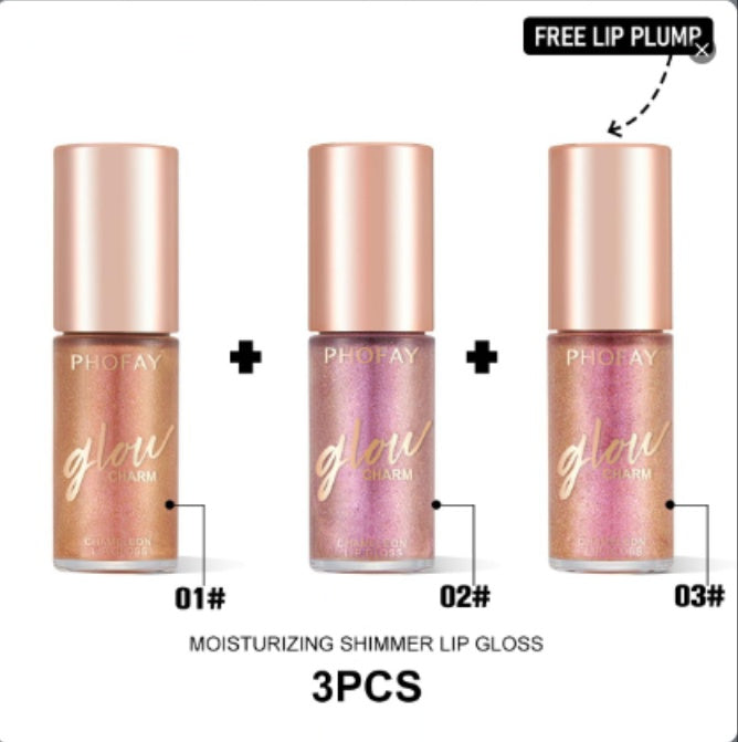 PHOFAY Schimmernder Glow Lipgloss