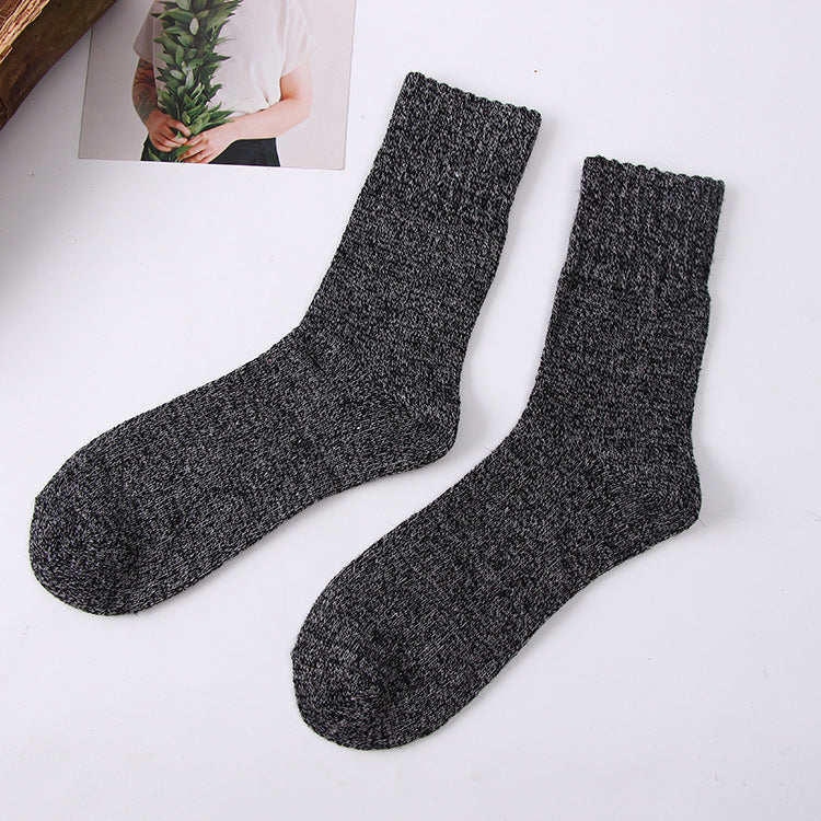 Kuschelige Winterwollsocken für Herren
