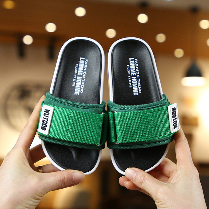 Kids Ribbon Strap Sandals Unisex