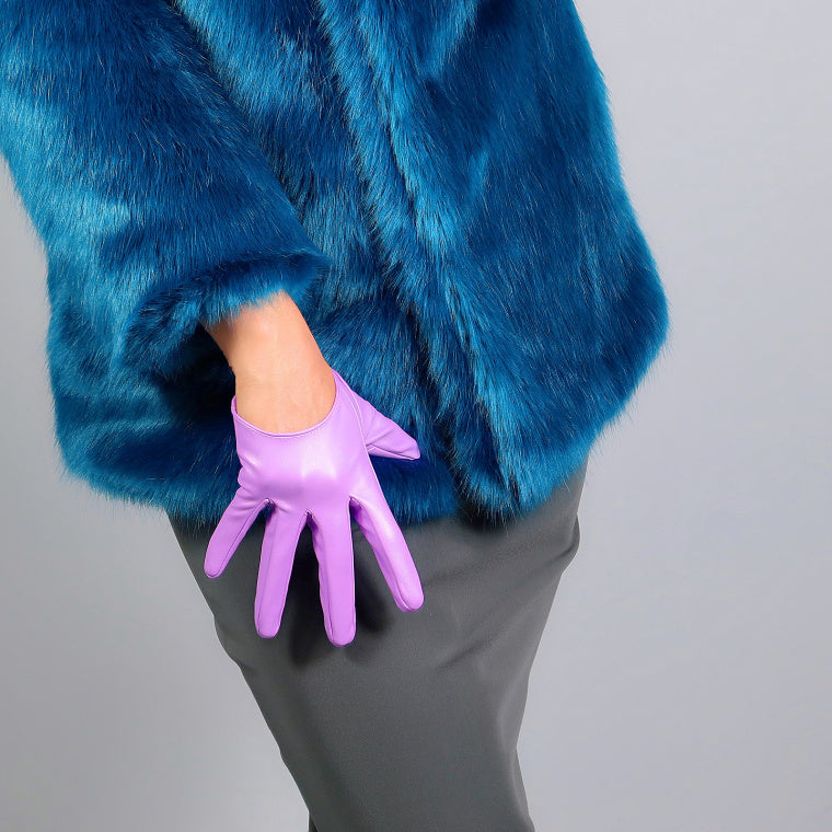 Elegante Handschuhe aus Kunstleder