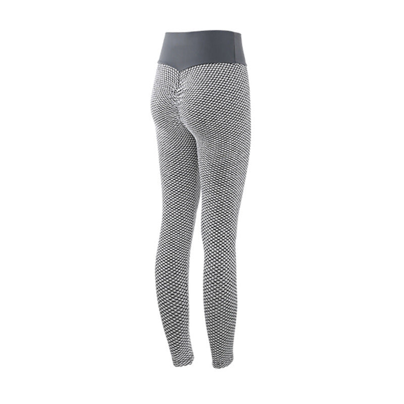 Plaid Seamless Yoga Leggings