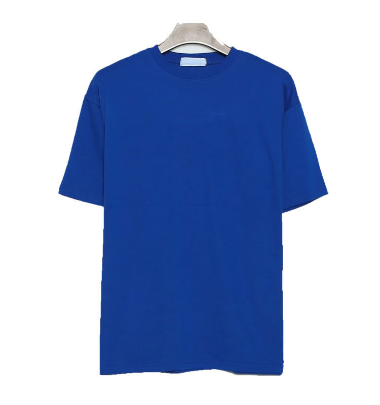 Lockeres, einfarbiges Kurzarm-T-Shirt für Herren