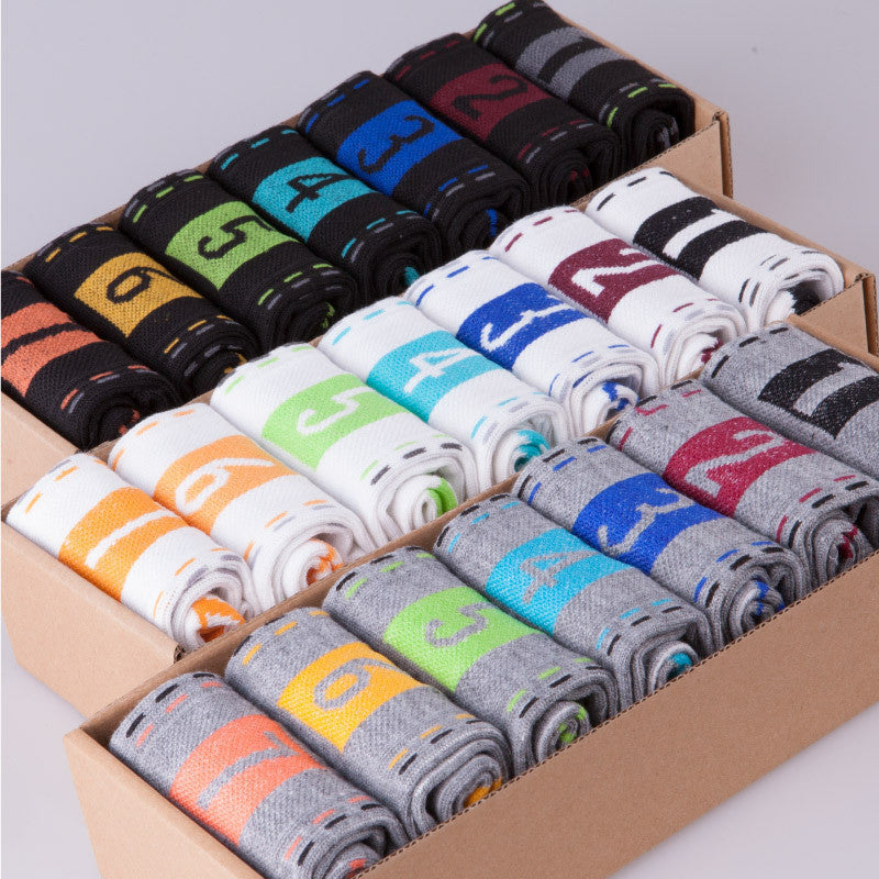 Chaussettes PolyCoton Étoile Blanche - 7 jours