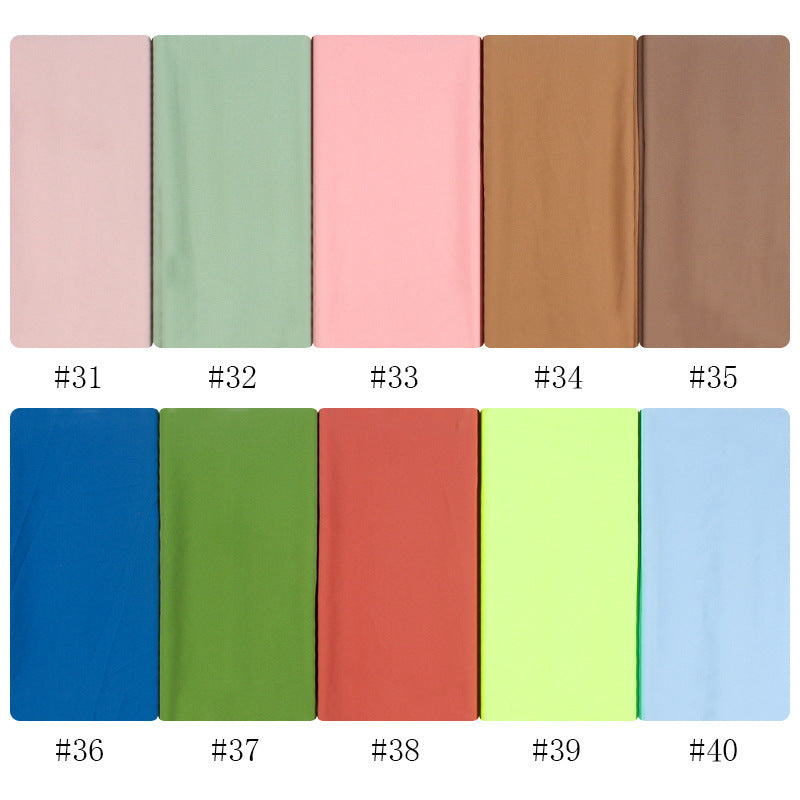 Monochrome Pearl Chiffon Hijab Scarf