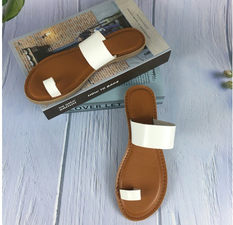 Plus Size Flat Toe Sandals Women