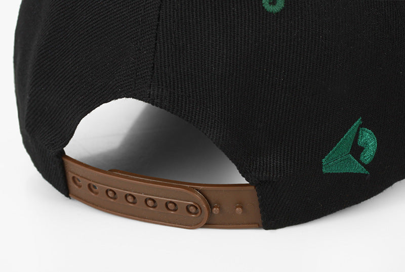Green Maple & Hemp Leaf Baseball Cap