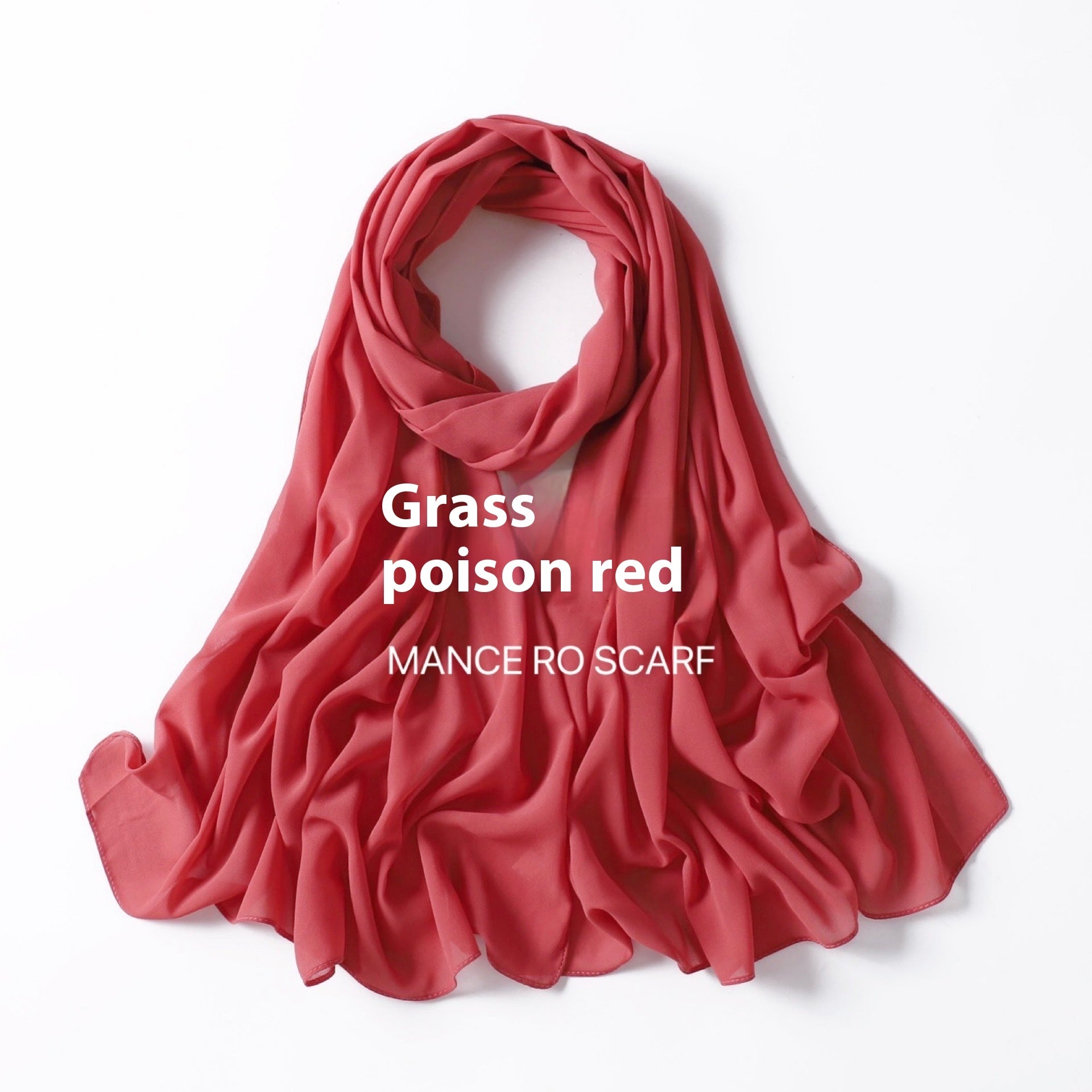 Perlen Chiffon Kopftuch Schleier Wickeltuch