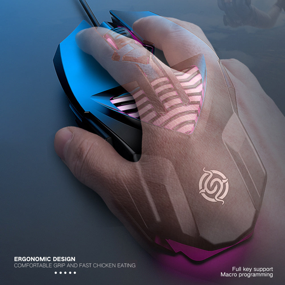 Kabelgebundene USB-Gaming-Büromaus 